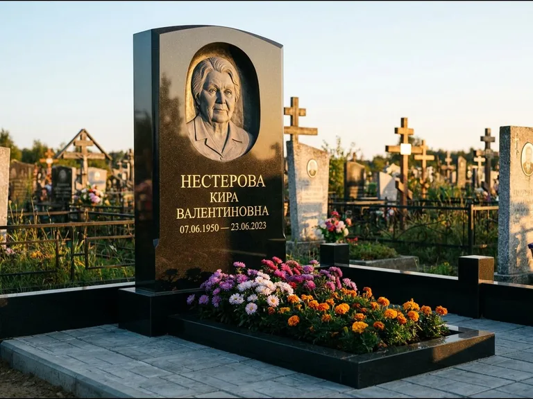 Памятник с барельефом — выполненная работа 12 в Пензе