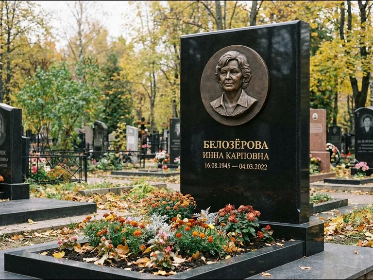 Памятник с барельефом — выполненная работа 14 в Пензе
