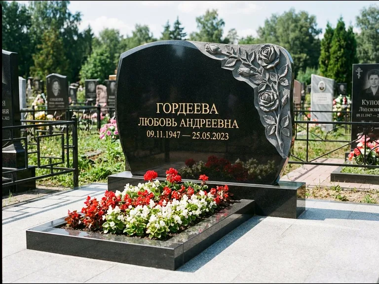 Памятник с барельефом — выполненная работа 16 в Пензе