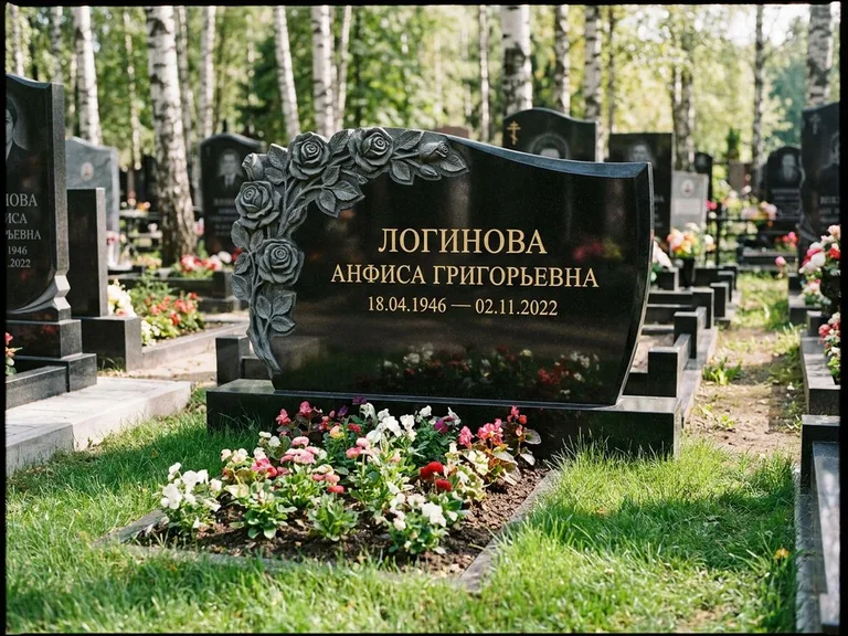 Памятник с барельефом — выполненная работа 22 в Пензе