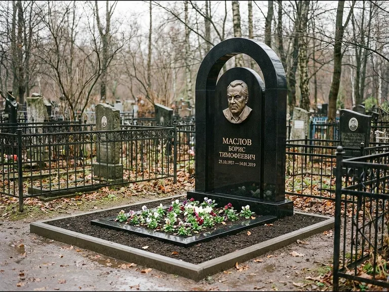 Памятник с барельефом — выполненная работа 23 в Пензе