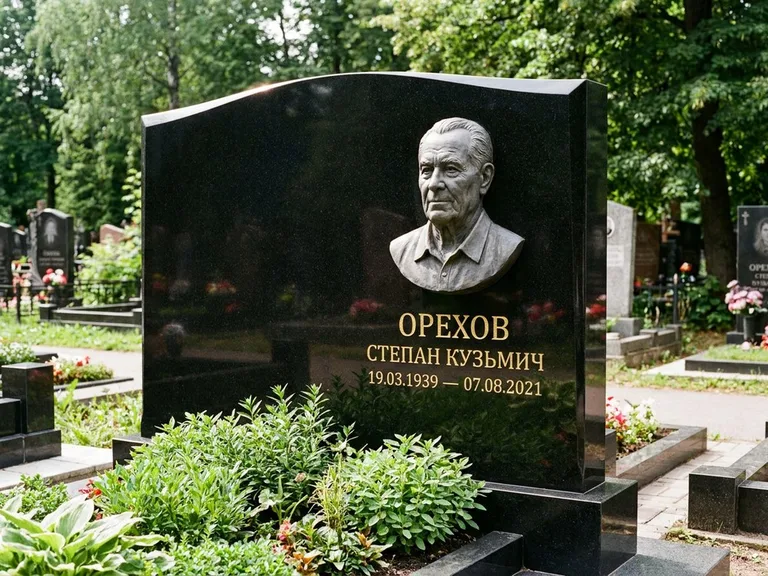Памятник с барельефом — выполненная работа 25 в Пензе