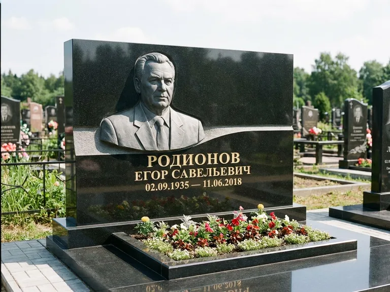 Памятник с барельефом — выполненная работа 27 в Пензе