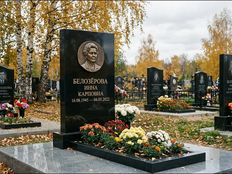 Памятник с барельефом — выполненная работа 2 в Пензе