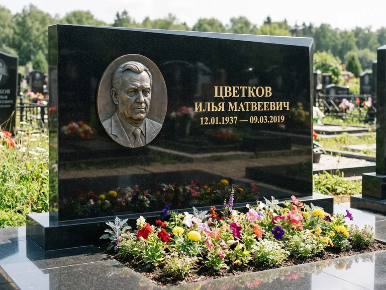 Памятник с барельефом — выполненная работа 33 в Пензе