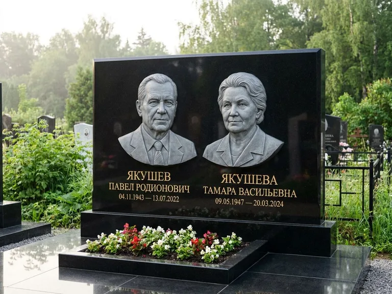 Памятник с барельефом — выполненная работа 36 в Пензе