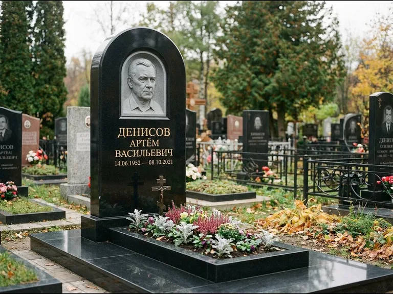Памятник с барельефом — выполненная работа 5 в Пензе