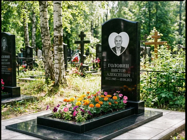 Овальный цветной портрет на керамике в Пензе