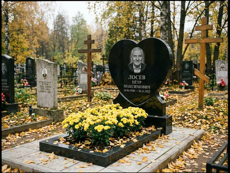 Керамический портрет пожилой женщины в Пензе