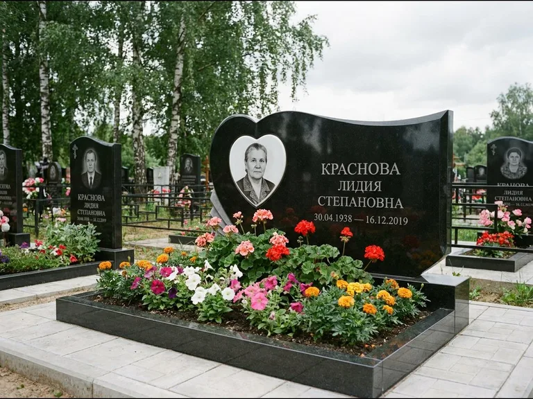 Портрет в форме сердца — работа «Краснова» в Пензе