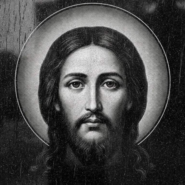 Эскиз иконы: «Моление о чаше» (полутон) — сюжетная композиция, гравировка на памятник в Пензе