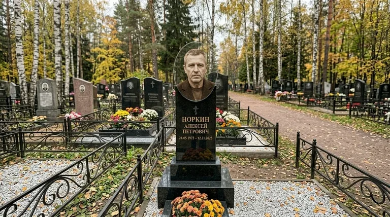 Портрет на стекле на вертикальной стеле в Пензе