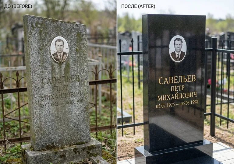 Комплексная реставрация старого памятника: до и после в Пензе