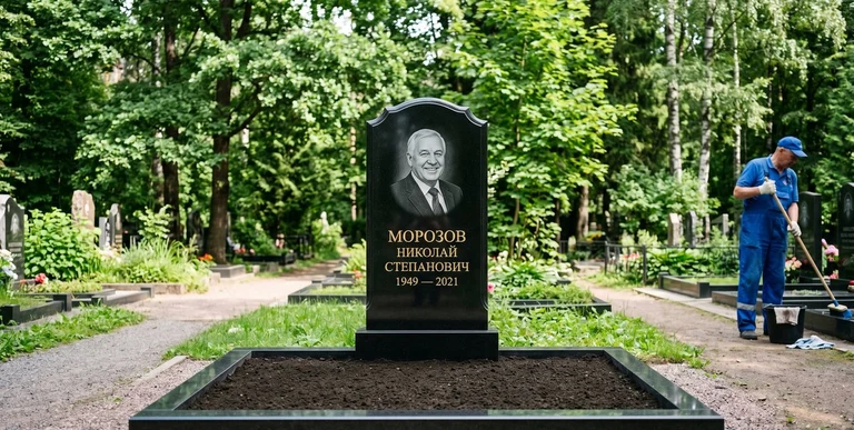 Уборка могил на кладбище в Пензе — наведение порядка, мойка памятника, благоустройство участка