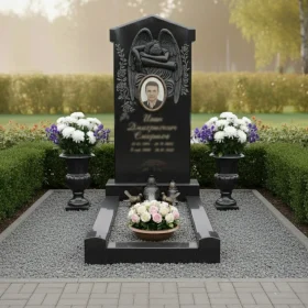 Гранитный светский мемориальный комплекс - ПН132