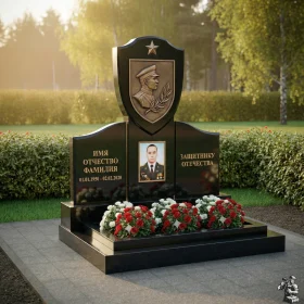 Элитный гранитный памятник светский - ПН179