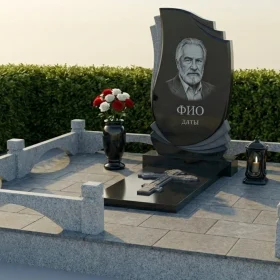 Гранитный православный мемориальный комплекс - ПН463