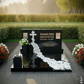 Гранитный или мраморный горизонтальный памятник — ПН552