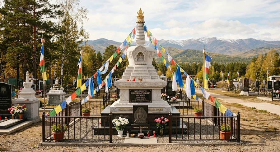 buddiyskiy-pamyatnik-na-mogile