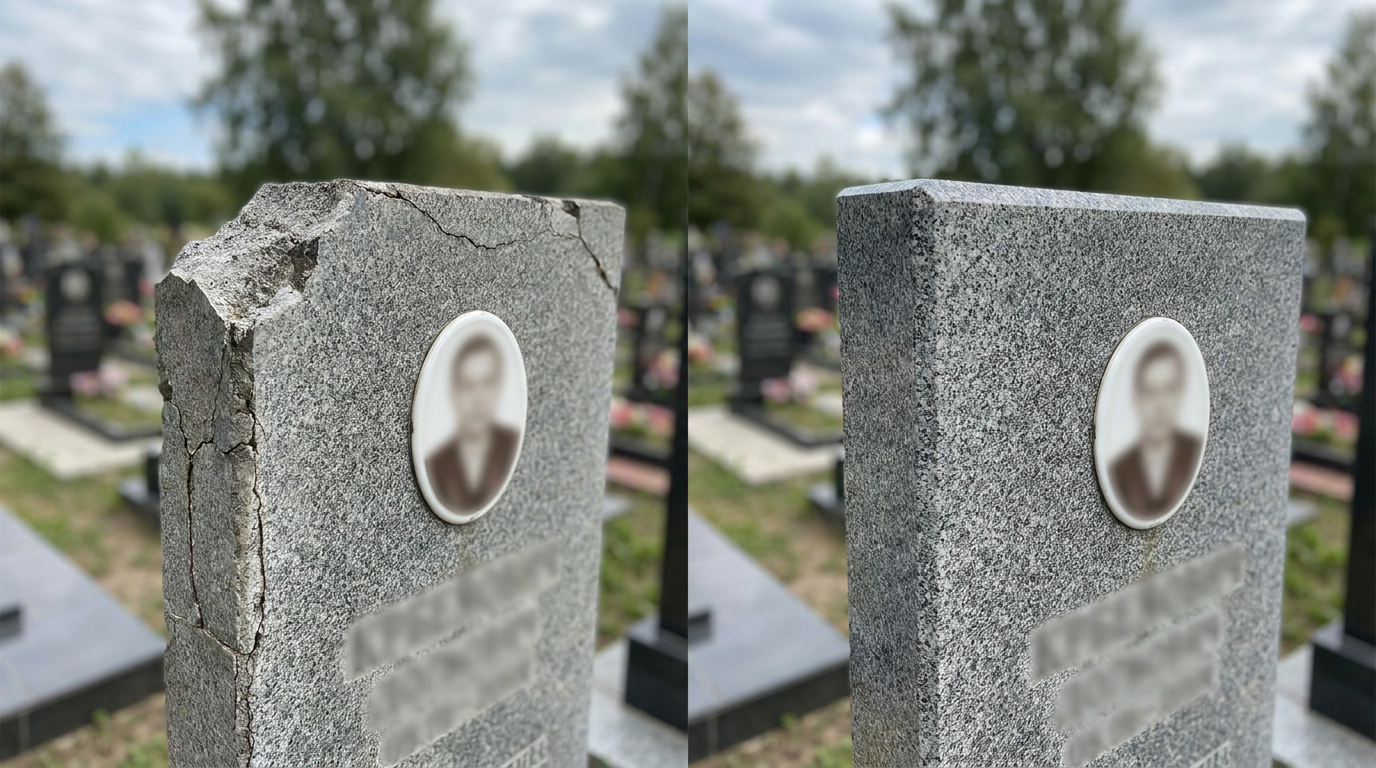 Реставрация памятника в Пензе — пример 3