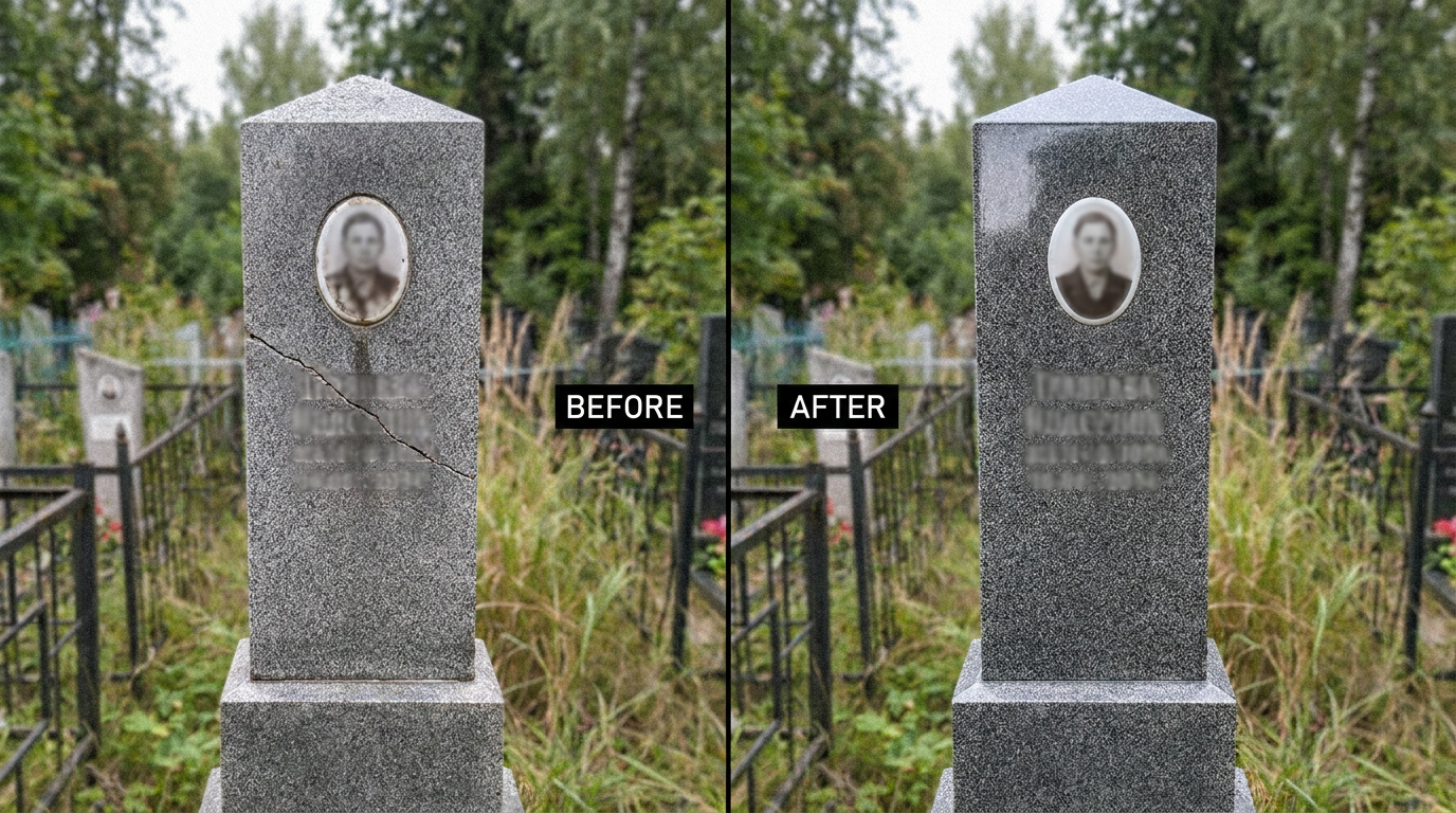 Реставрация памятника в Пензе — пример 4