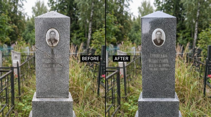 Реставрация памятника в Пензе — пример 4