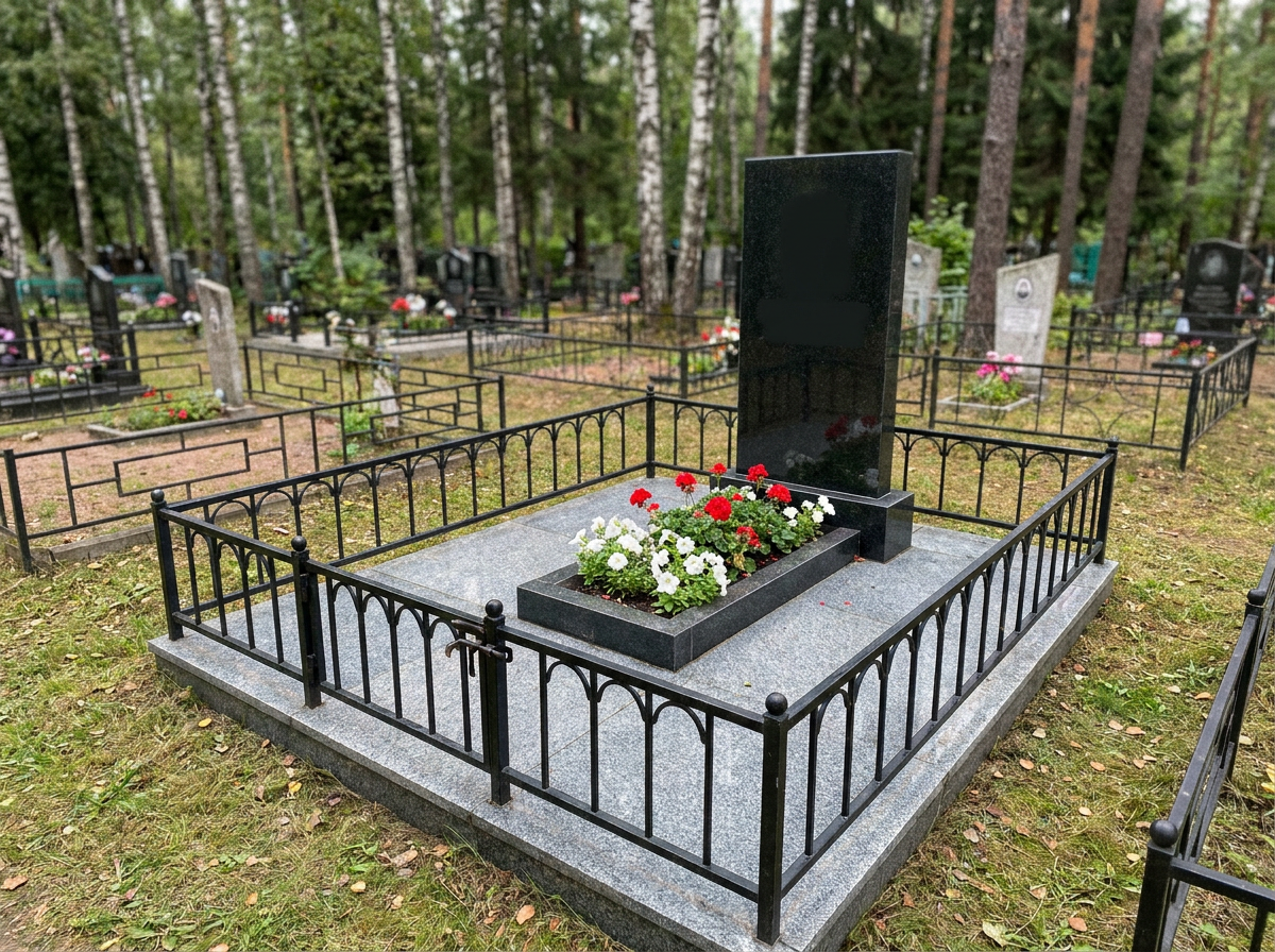 Уборка могилы в Пензе — пример 3