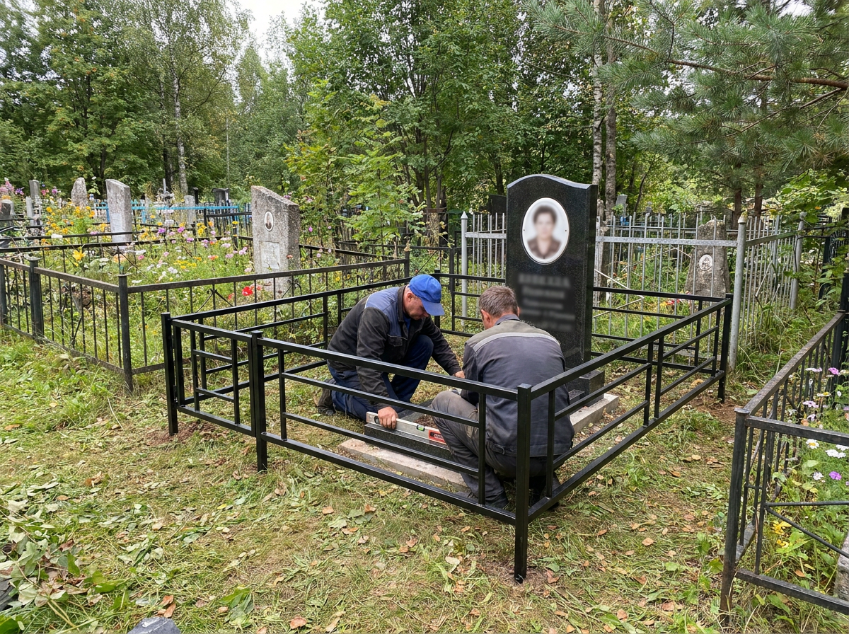 Установка ограды в Пензе — пример 3
