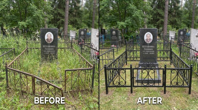 Установка ограды в Пензе — пример 2