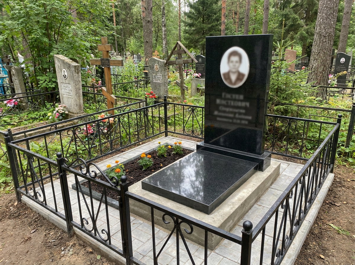 Установка памятника в Пензе — пример 4