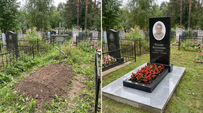Установка памятника в Пензе — пример 2
